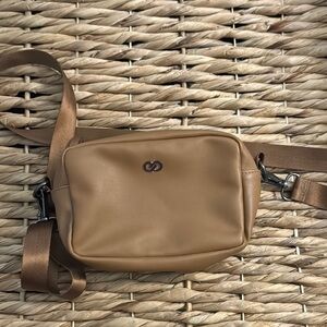 CALIA by Carrie Underwood Tan Crossbody Bag with Adjustable Strap